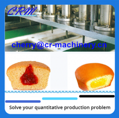 CRM bread / cake filling machine, center filled cake machine, cake injection machine, cake filling machine for sale