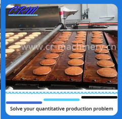 CRM-DPL pancake making machine for sale, dorayaki pie maker, China sandwich pancake line manufacturer